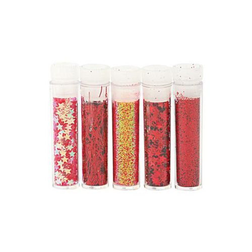Mini hilelajitelma Glitter & Flitter Set – PUNAINEN