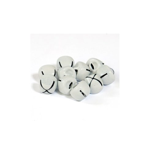 Kulkuset (10 kpl) 12 mm valkoinen
