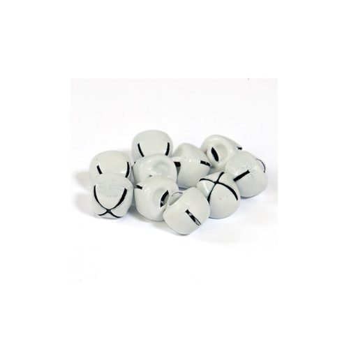Kulkuset (10 kpl) 12 mm valkoinen