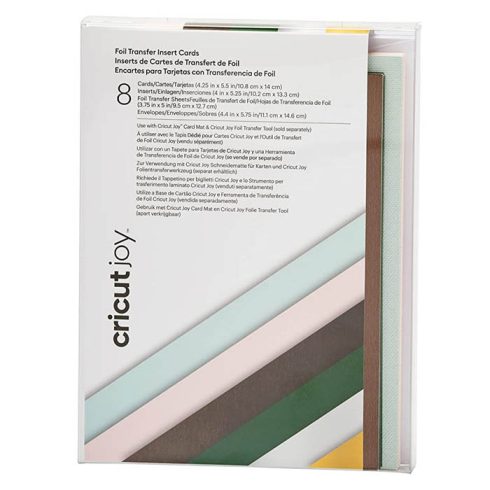 Korttipohjalajitelma foliointiin R20 - Cricut Joy Foil Transfer Insert Cards Forest Grove Sampler