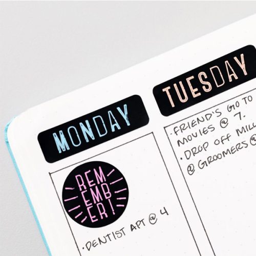 Cricut Joy Smart Label Writable Vinyl Removable 5,5" x 13" - Päällekirjoitettava musta vinyyli (4 kpl) - Image 2