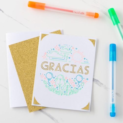 Cricut Glitter Gel Pens Rainbow - Cricut kynäsetti glittergeeli 10 kpl - Bild 3