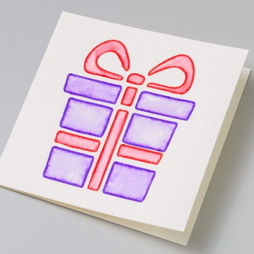 Vesivärikorttipohjat S40 - Cricut Watercolor Cards (12 kpl) - Bild 2