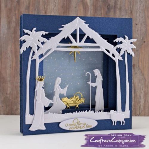 Gemini Cut and Emboss Folder – AWAY IN A MANGER - Image 2