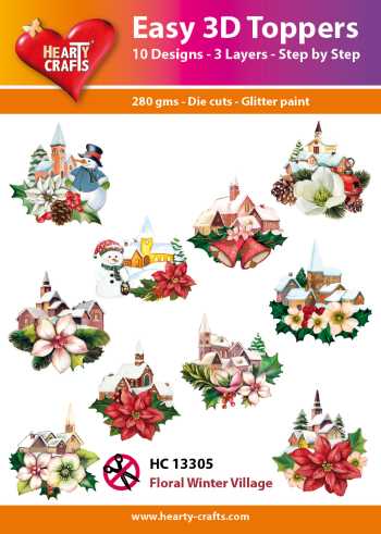Hearty Crafts Easy 3D Toppers 3D-paketti