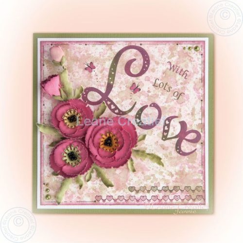 Leane Creatief Flower Foam Set 17 - Softis 6 x A4 LAJITELMA PASTELLINROOSA - Image 3