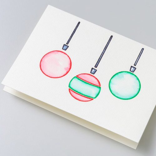 Vesivärikorttipohjat R20 - Cricut Watercolor Cards (12 kpl) - Image 5