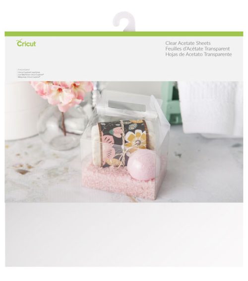Cricut Clear Acetate Sheet - Läpinäkyvä muovikalvo 6 kpl 12″