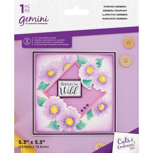 Gemini Cut and Emboss Folder – STRIKING GERBERA