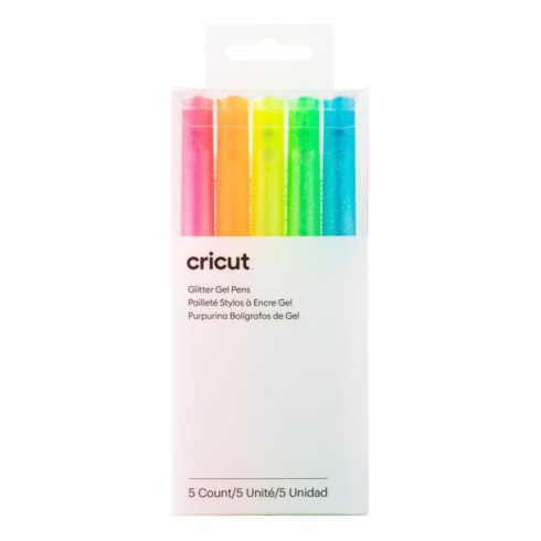Cricut Glitter Gel Pens Set Neon - Cricut kynäsetti glittergeeli neon 5 kpl