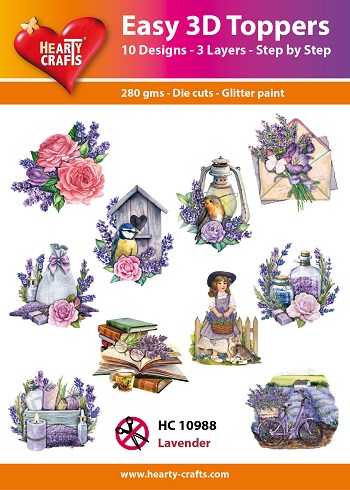 Hearty Crafts 3D-paketti Easy 3D Toppers