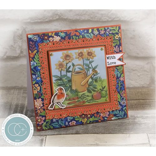 Craft Consortium – Little Robin Redbreast paperilehtiö 30 x 30 cm - Image 9