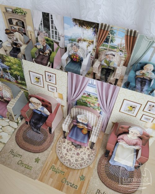 Korttipaketti Seniorit Pop-Up 3D - Bild 7