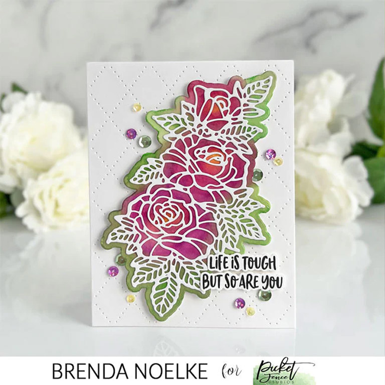 Picket Fence Studios stanssi – ENGLISH ROSES - Image 3