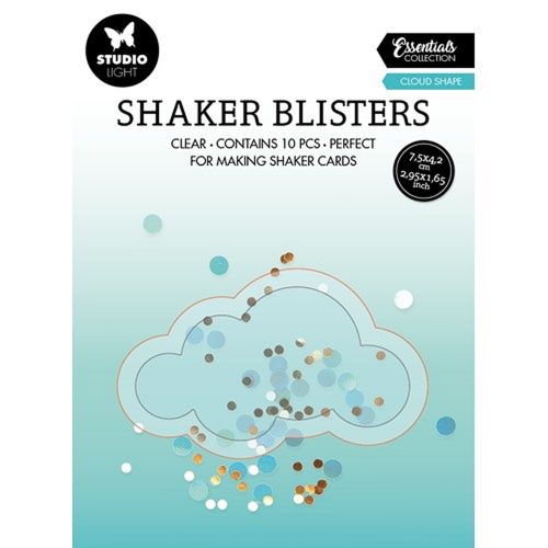 Studio Light shaker muovikupu (10 kpl) – CLOUD SHAPE