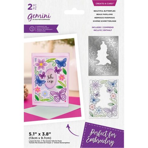 Gemini Create-a-Card stanssi – BEAUTIFUL BUTTERFLIES