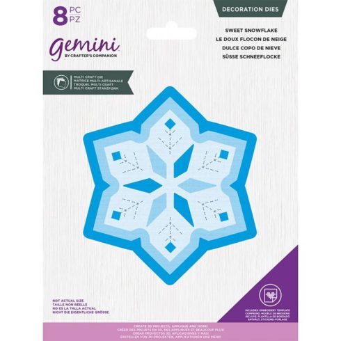 Gemini Decoration Dies stanssi – SWEET SNOWFLAKE