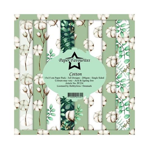 Paper Favourites – Cotton paperilajitelma 15 x 15 cm