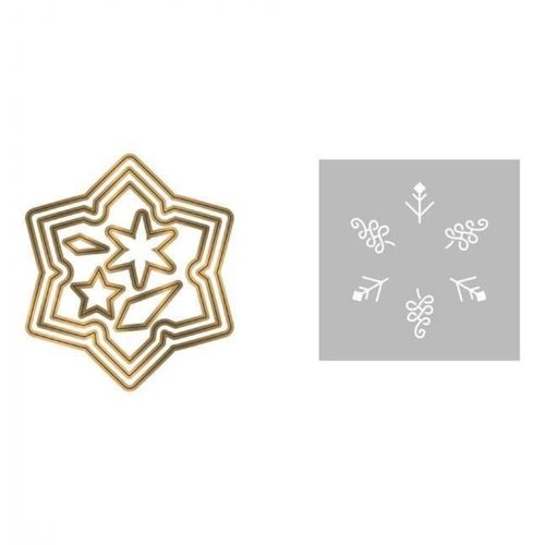 Gemini Decoration Dies stanssi – SWEET SNOWFLAKE - Image 3