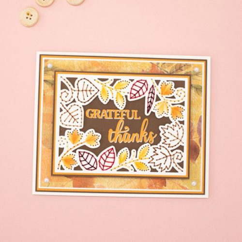 Gemini Create-a-Card stanssi – SWIRLY LEAVES - Bild 3