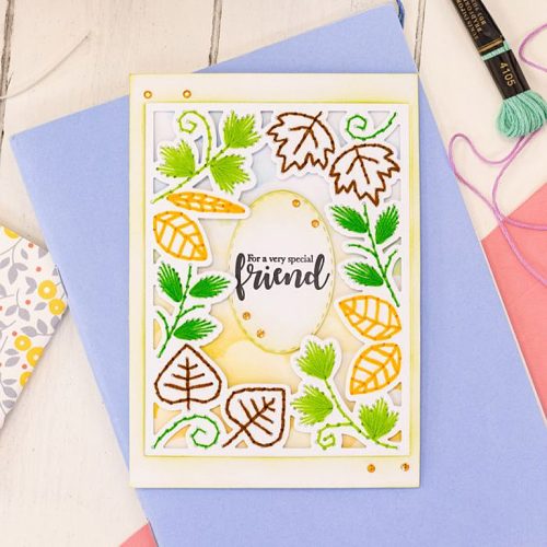 Gemini Create-a-Card stanssi – SWIRLY LEAVES - Bild 2