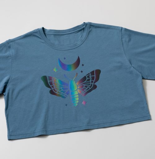 Silityskalvo 12" heijastava kirjava - Cricut Iron-On Reflective Rainbow - Bild 3