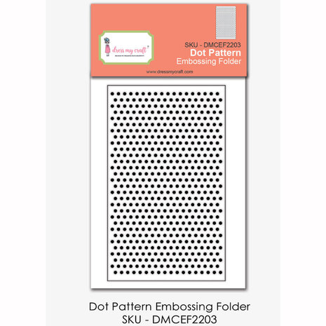 Dress My Craft kohokuviontikansio – DOT PATTERN