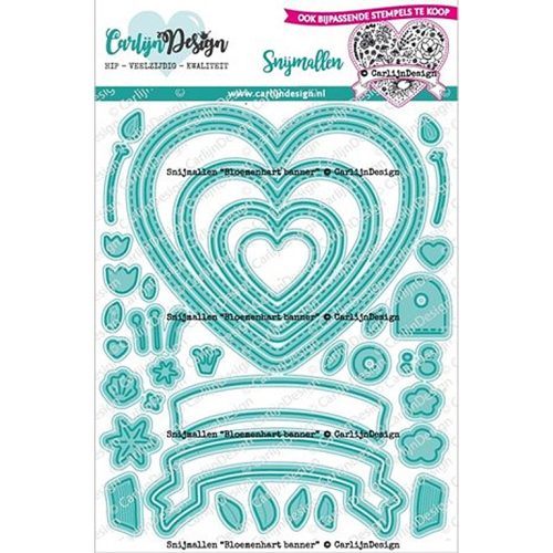Carlijn Design stanssi – BLOEMENHART FLORAL HEARTS