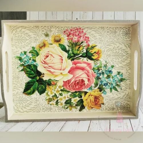 Dress My Craft Transfer Me – ROSE BOUQUET vesisiirtokuva A4 - Bild 2