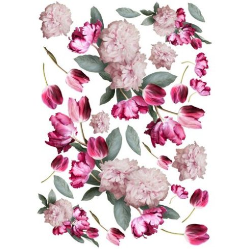 Dress My Craft Transfer Me – TULIP FANTASY siirtokuva A3
