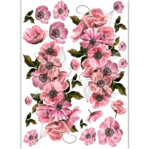 Dress My Craft Transfer Me – VINTAGE ANEMONES vesisiirtokuva A3