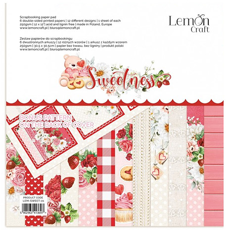 Lemon Craft – Sweetness paperilehtiö 30 x 30 cm