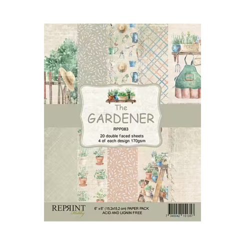 Reprint – Gardener paperilajitelma 15 x 15 cm