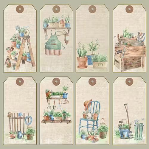 Reprint – Gardener paperilajitelma 15 x 15 cm - Image 10