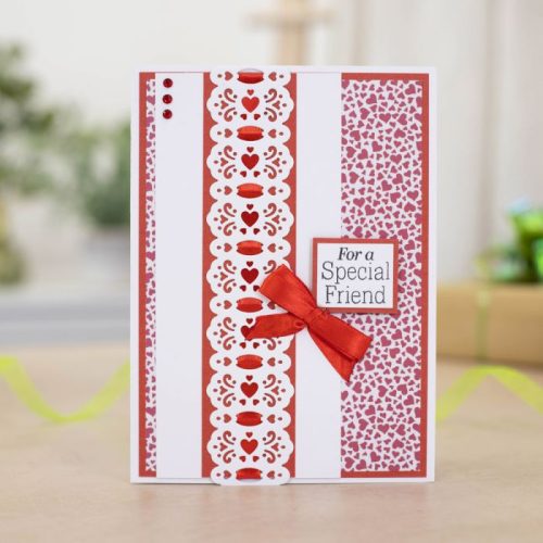 Gemini Elements stanssi – Ribbon Threading CHARMING HEARTS - Image 2