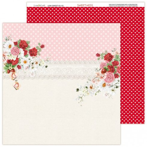sweetness main kit set of scrapbooking papers 30x30cm lemoncraft 1