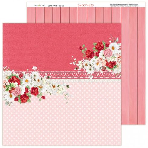 sweetness main kit set of scrapbooking papers 30x30cm lemoncraft 6
