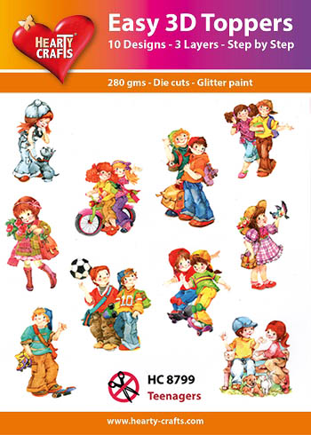 Easy 3D Toppers Hearty Crafts