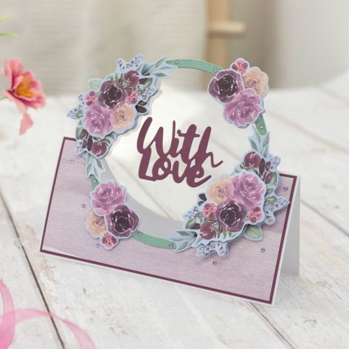 3D paperilehtiö Die-Cut Topper Pad – FANCY FLORALS (320kpl) - Image 5