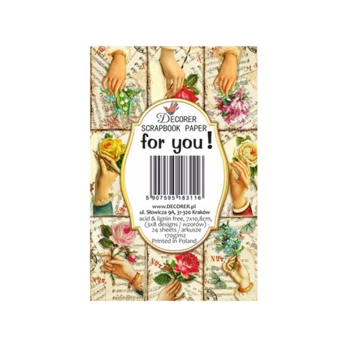 Decorer – For You korttikuvat 7 x 10,8 cm (24 kpl) - Image 2