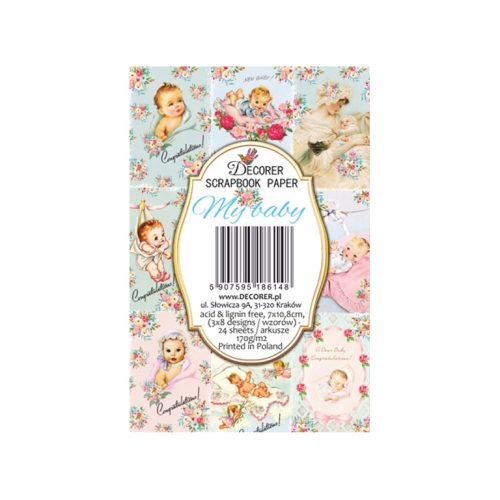 Decorer – My Baby korttikuvat 7 x 10,8 cm (24 kpl) - Image 2