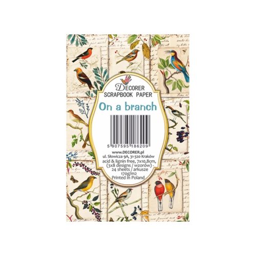 Decorer – On a Branch korttikuvat 7 x 10,8 cm (24 kpl) - Image 2