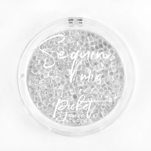 Picket Fence Studios shaker sequin mix – ICE CUBES