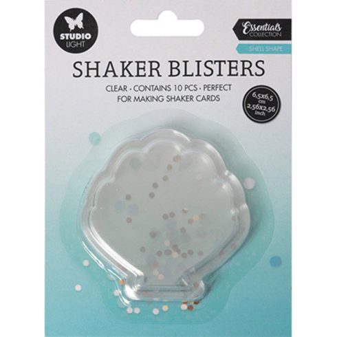 Studio Light shaker muovikupu (10 kpl) – SHELL SHAPE