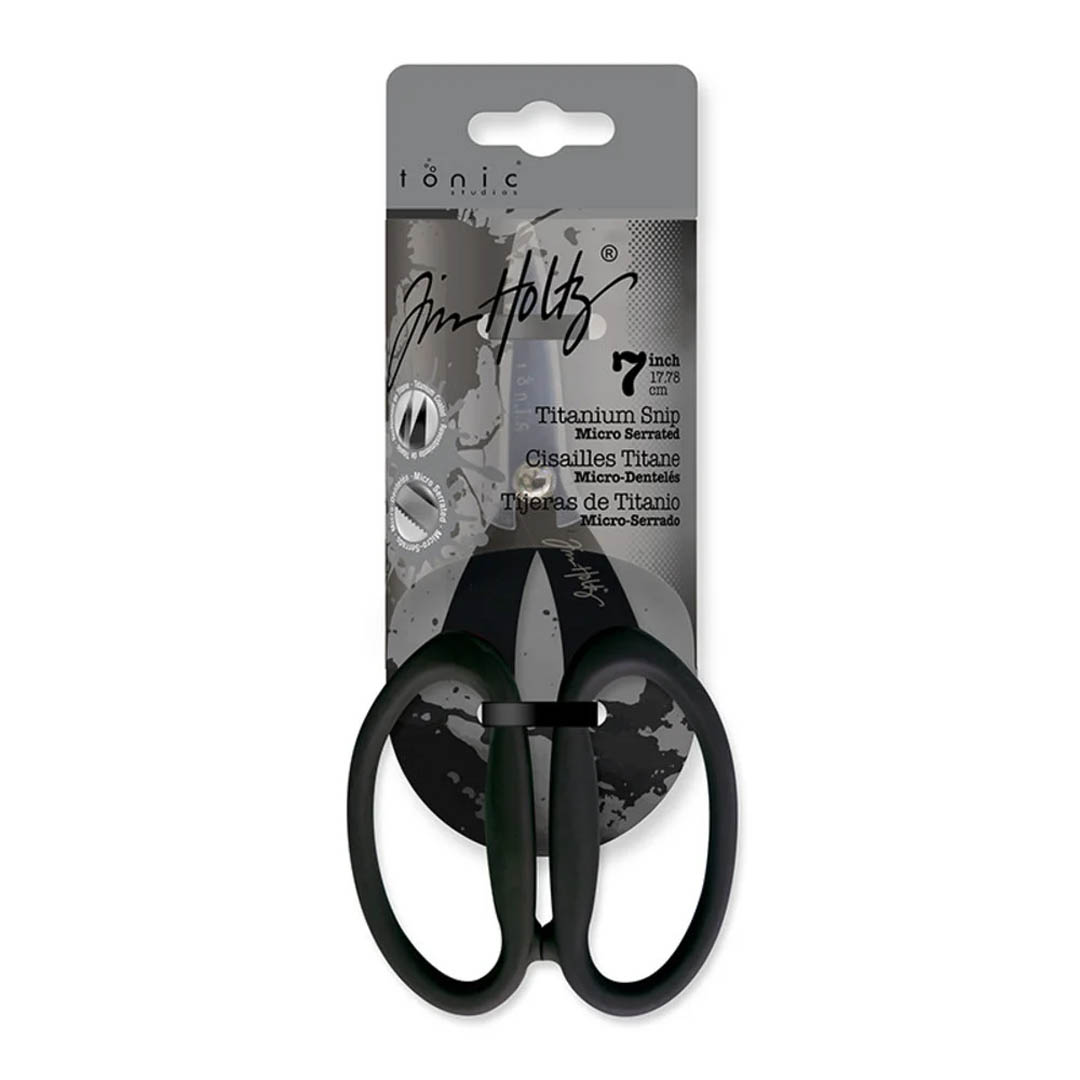 Tim Holtz Non-Stick Titanium Micro-Serrated Sakset