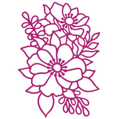 Gemini Large Outline Floral Die stanssi – ANEMONES - Image 3