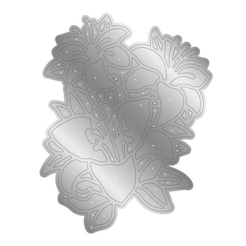 Gemini Large Outline Floral Die stanssi – LILIES - Image 4