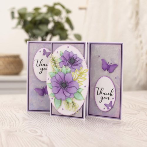 Gemini Large Outline Floral Die stanssi – ANEMONES - Image 2