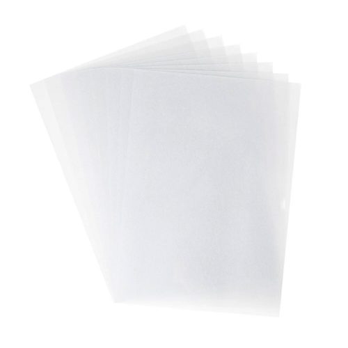 Sizzix Metallic Shrink Plastic – SILVER kutistekalvo (8kpl) - Bild 3