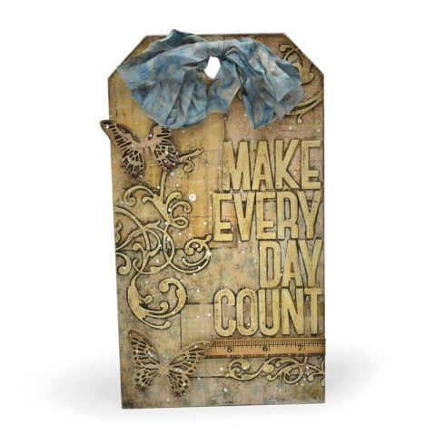 Sizzix Tim Holtz Thinlits stanssi – ADORNED4